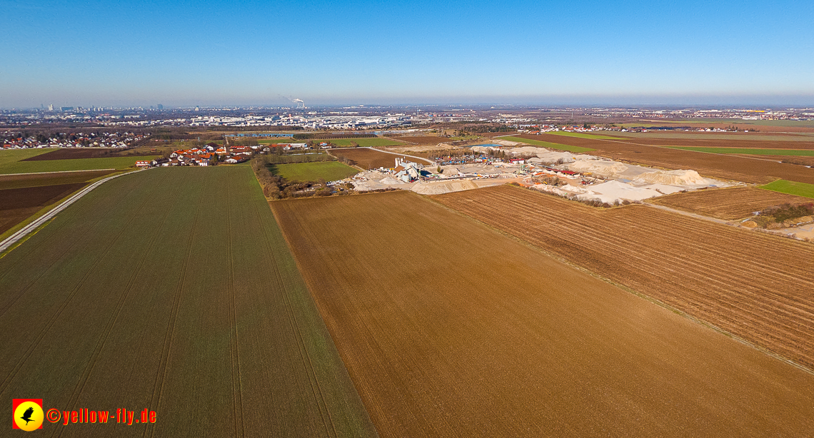 07.02.2023 - Luftbilder von dem Quetschwerk in Gronsdorf bei Haar